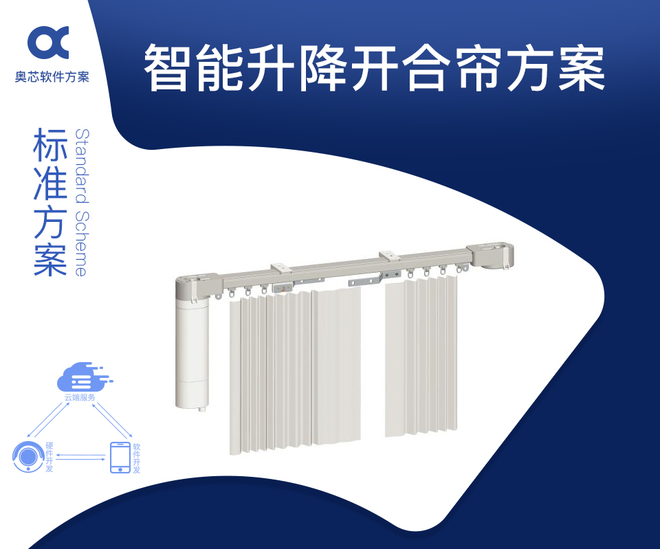 智能升降開(kāi)合簾方案