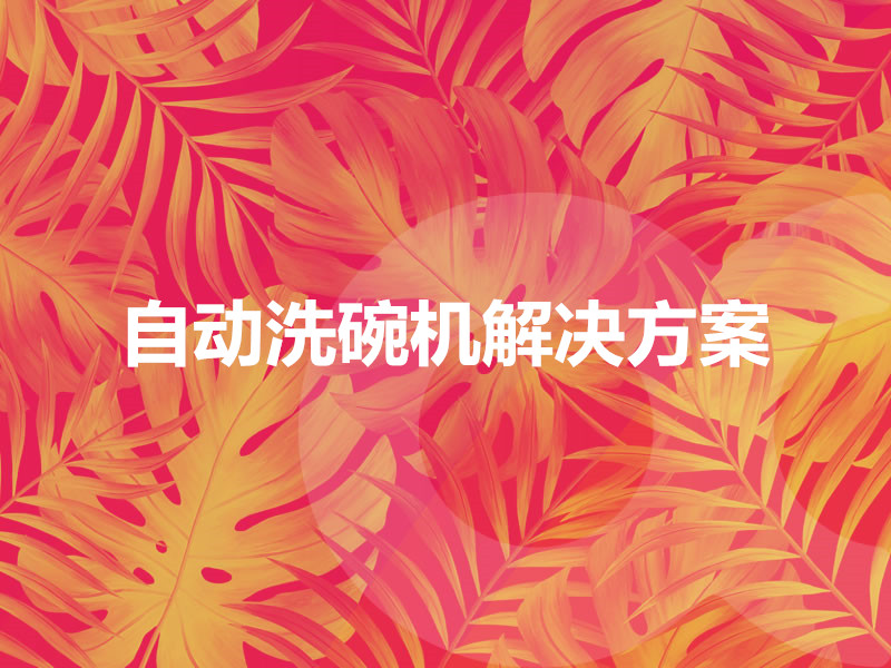 自動(dòng)洗碗機解決方案
