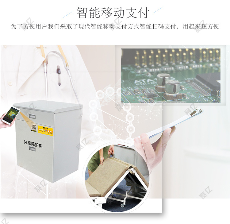 共享陪護床的功能-智能移動(dòng)支付